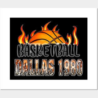 Classic Basketball Design Dallas Personalized Proud Name Posters and Art